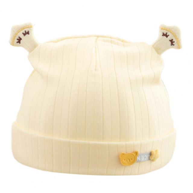Jesienny kapelusz dziecięcy, elastyczny, 3 kolory, unisex, 0-3 miesiące - Wianko - 7