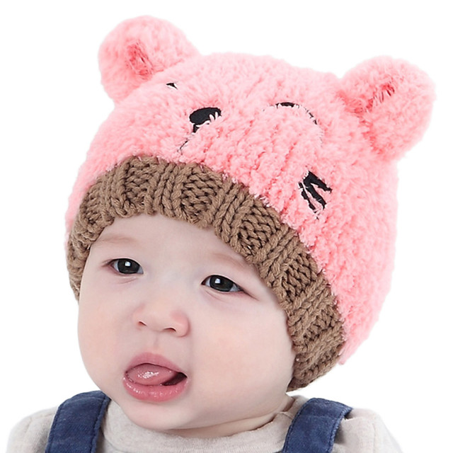 Nowa czapka dla niemowląt, dzieci – miękki kapelusz dzianinowy, idealny na zdjęcia, dla chłopców i dziewczynek (kod: #A20) - Wianko - 4