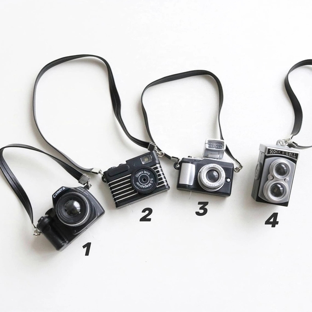 Zestaw noworodka do fotografii - mini aparat vintage, komputer żywicowy i zabawka dla dzieci - akcesoria fotograficzne - Wianko - 2