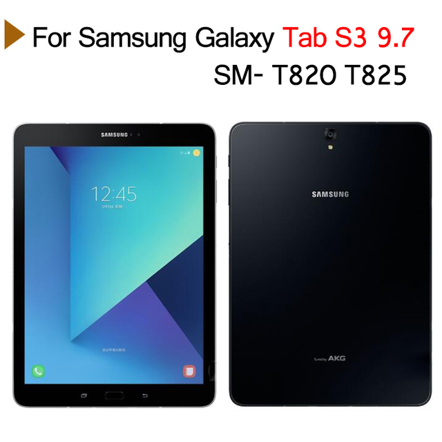 Obudowa QIJUN dla Samsung Galaxy Tab S3 9.7 SM-T820 T825 - składana skórzana pokrywa ze stojakiem i funkcją Auto-Sleep/Wake - Wianko - 1