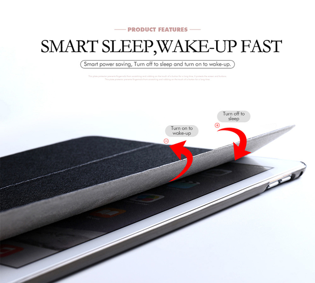 Obudowa QIJUN dla Samsung Galaxy Tab S3 9.7 SM-T820 T825 - składana skórzana pokrywa ze stojakiem i funkcją Auto-Sleep/Wake - Wianko - 3