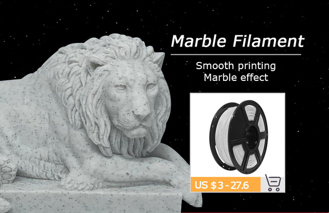 Materiał do druku 3D Marmur Pla 3D włókna do drukowania 1.75 Mm 1Kg - Wianko - 19