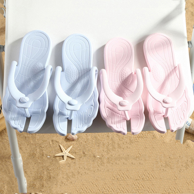 Składane klapki plażowe Anti-Slippery 2021 - buty na lato, sandały na zewnątrz dla kobiet i mężczyzn - Wianko - 27