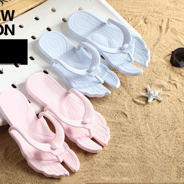 Składane klapki plażowe Anti-Slippery 2021 - buty na lato, sandały na zewnątrz dla kobiet i mężczyzn - Wianko - 13
