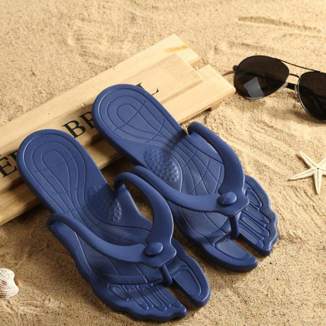 Składane klapki plażowe Anti-Slippery 2021 - buty na lato, sandały na zewnątrz dla kobiet i mężczyzn - Wianko - 5