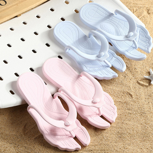 Składane klapki plażowe Anti-Slippery 2021 - buty na lato, sandały na zewnątrz dla kobiet i mężczyzn - Wianko - 25