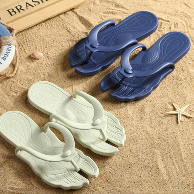 Składane klapki plażowe Anti-Slippery 2021 - buty na lato, sandały na zewnątrz dla kobiet i mężczyzn - Wianko - 21