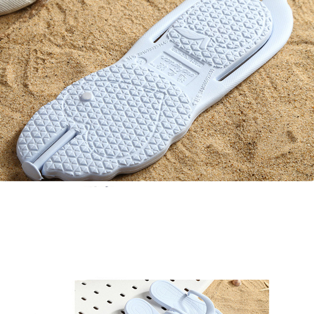 Składane klapki plażowe Anti-Slippery 2021 - buty na lato, sandały na zewnątrz dla kobiet i mężczyzn - Wianko - 10