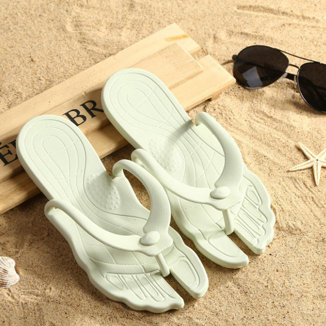 Składane klapki plażowe Anti-Slippery 2021 - buty na lato, sandały na zewnątrz dla kobiet i mężczyzn - Wianko - 6