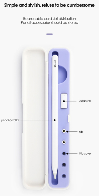 Przenośny schowek na ołówek Apple, odpowiedni do tabletu iPad, pióra dotykowego, rysika, osłony ochronnej, zapobiegającego zgubieniu - Wianko - 10
