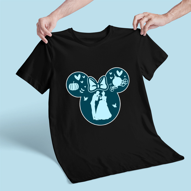 Koszulka dziecięca Disney Alicja w Krainie Czarów z postacią Mickey Mouse - biała, czarna, luźna grafika Kawaii - Wianko - 10