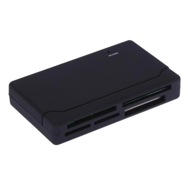 Czytnik kart pamięci USB obsługujący USB V2.0, kolor czarny, zewnętrzny, obsługujący SD, SDHC, Mini, Micro, M2, MMC, XD, CF - Wianko - 16