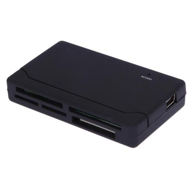 Czytnik kart pamięci USB obsługujący USB V2.0, kolor czarny, zewnętrzny, obsługujący SD, SDHC, Mini, Micro, M2, MMC, XD, CF - Wianko - 17