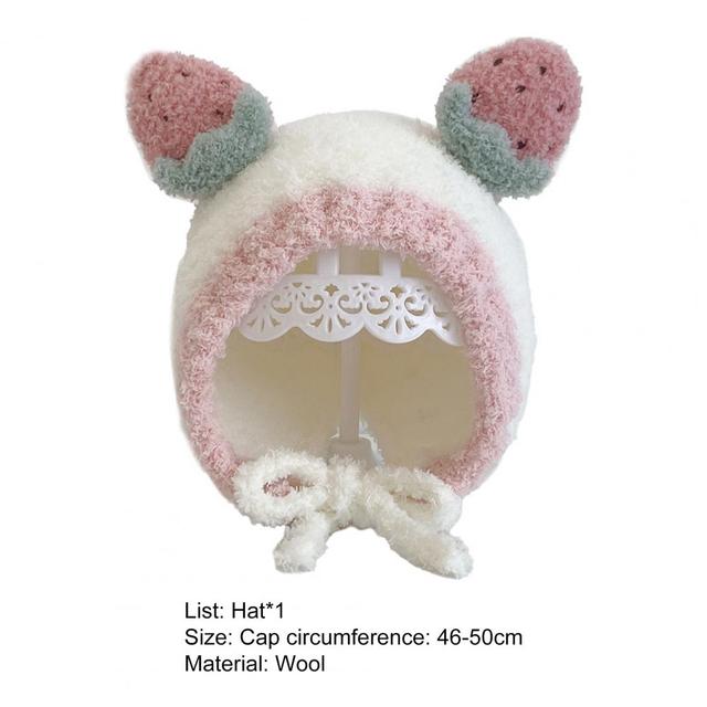Zimowa czapka dla niemowląt z wełnianej przędzy - przyjazna dla skóry, odporna na zużycie, wysoko elastyczna - Wianko - 16