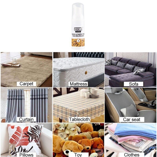 Wielofunkcyjne środki czyszczące do tkanin Sofa pianka pralka przemysłowa do gospodarstwa domowego, salonu, hotelu, skóry i dywanów  HGKJ H4 - Wianko - 2