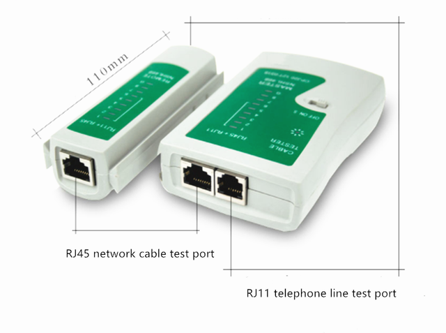 Profesjonalny Tester kabli sieciowych RJ45 RJ11 RJ12 CAT5 UTP LAN narzędzie do detekcji kabli z pilotem zdalnym - Wianko - 11