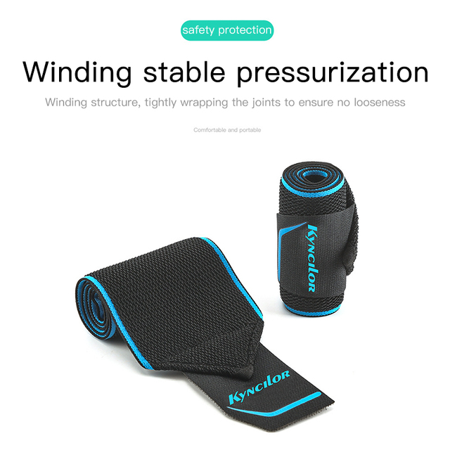 Antypoślizgowe elastyczne opaski na nadgarstek z silikonowymi paskami - wsparcie bezpieczeństwa dla sportów zewnętrznych - Badminton, Fitness - Wianko - 3