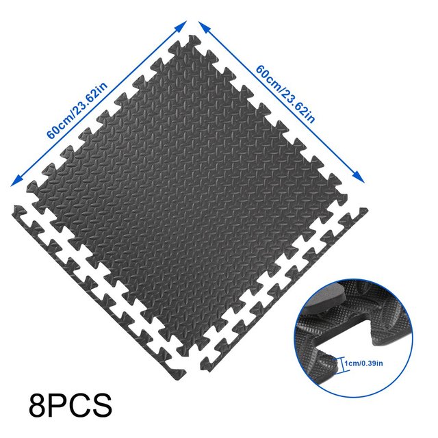 EVA piankowa mata podłogowa 8 sztuk blokująca Sofe trwała gra antypoślizgowa dla siłowni i domu - Wianko - 13