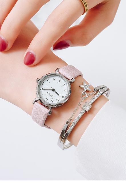 Damski zegarek Vintage 2021 ze skórzanym paskiem i małą tarczą - moda i styl (Reloj mujer) - Wianko - 2
