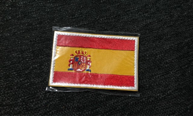 3D Parch hiszpańskiej flagi - haftowany Patch na tkaninie z systemem Hook Loop - do własnoręcznego aplikowania na odzież taktyczną i odznaki dla policji - Wianko - 17
