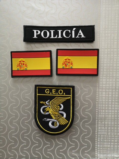 3D Parch hiszpańskiej flagi - haftowany Patch na tkaninie z systemem Hook Loop - do własnoręcznego aplikowania na odzież taktyczną i odznaki dla policji - Wianko - 16