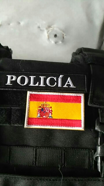 3D Parch hiszpańskiej flagi - haftowany Patch na tkaninie z systemem Hook Loop - do własnoręcznego aplikowania na odzież taktyczną i odznaki dla policji - Wianko - 9