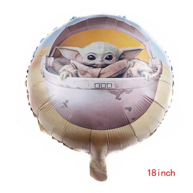 16 sztuk złotych dekoracyjnych balonów Star Wars Yoda Baby - prezent Baby Shower, zabawki dla dzieci - Wianko - 12