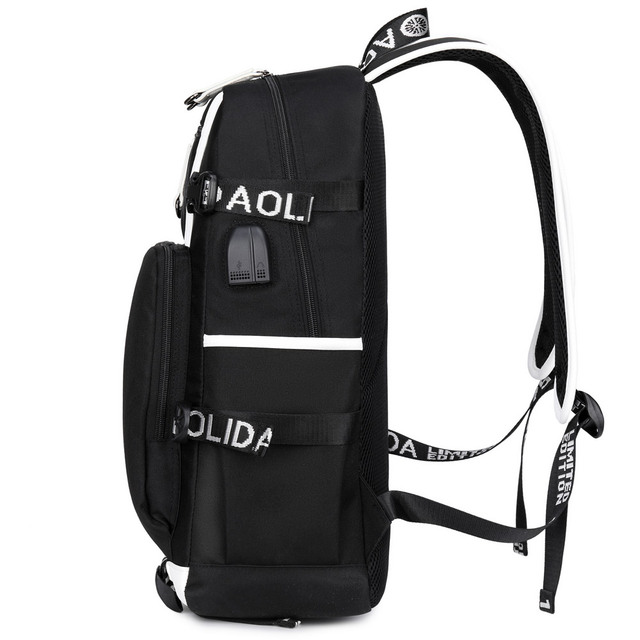 Niestandardowy plecak podróżny z nadrukiem na zamówienie - torba dla dzieci i dorosłych (USB, laptop) - Wianko - 28