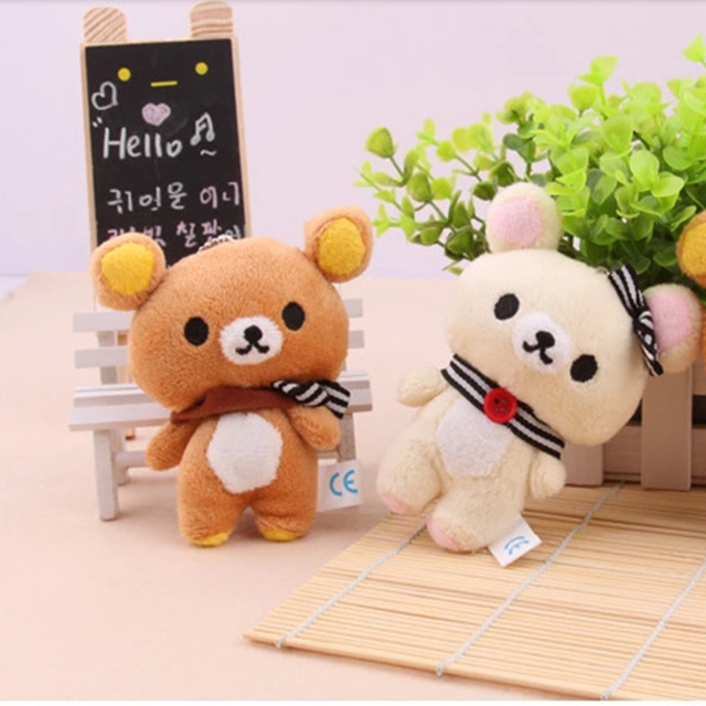 Pluszowa lalka Rilakkuma - 1 sztuka, 11 cm, miś kochanka - Wianko - 3