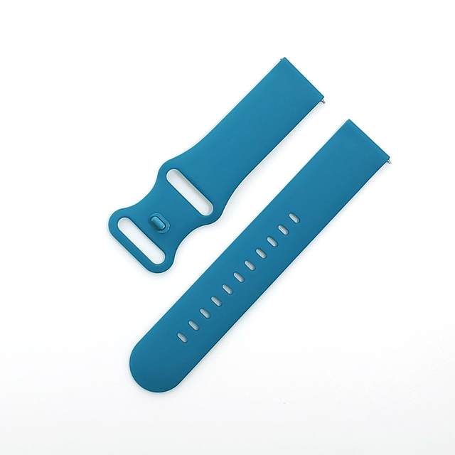 Pasek z miękkiego silikonu 22mm z trzema klamrami do zegarka Oneplus i innych, wymienna bransoleta - Wianko - 7