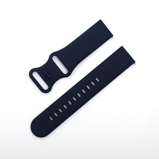 Pasek z miękkiego silikonu 22mm z trzema klamrami do zegarka Oneplus i innych, wymienna bransoleta - Wianko - 11