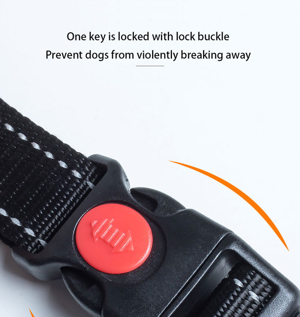 Szelki odblaskowe dla psa - regulowana kamizelka na klatkę piersiową z smyczą - dla małych, średnich i dużych psów oraz kotów - akcesoria do chodzenia - Wianko - 7