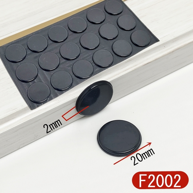 Stopery drzwi czarne szafki kuchenne silikonowe gumowe samoprzylepne - Wianko - 4