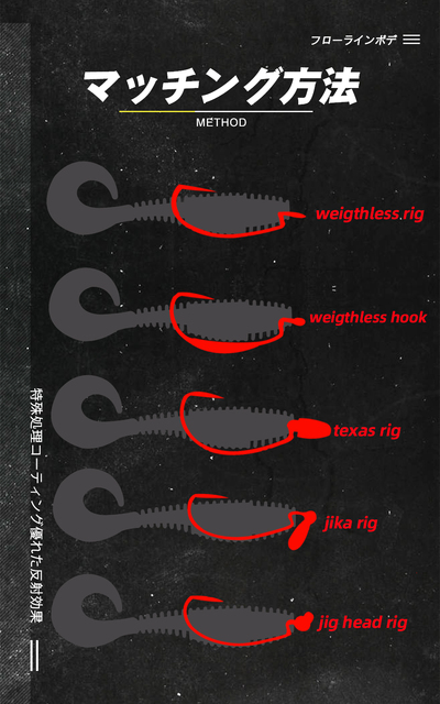 Miękka przynęta Shiner Jigging Swimbaits - torba robaków, wielkość: 60/80/100 mm, silikonowe, do połowów Peche Pike Bass - Wianko - 4