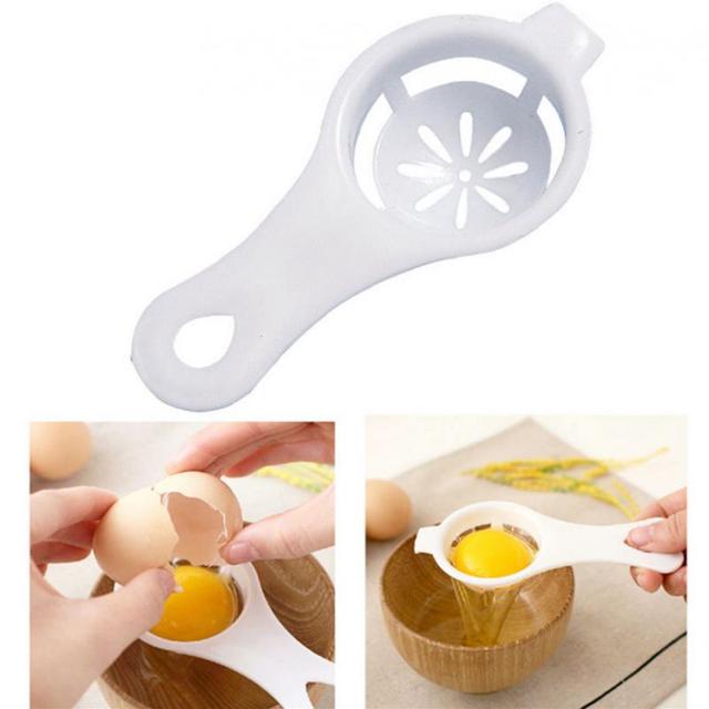 Biały Separator żółtka – narzędzie do separacji jajek, akcesorium kuchenne do ciast - Wianko - 13