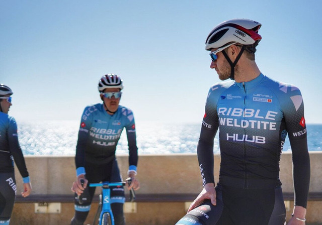 HUUB Sport Team 2021 Ribble Weldtite - Bezrękawnik rowerowy męski - Rower górski - Ropa De Ciclismo - Jednolite wzornictwo - Wianko - 1