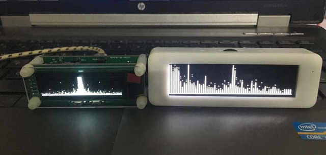 Muzyka stereo spektrum – 3-calowy odtwarzacz samochodowy z wyświetlaczem OLED i wskaźnikiem poziomu audio VU - Wianko - 3