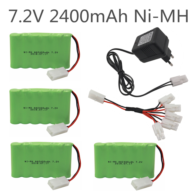 Bateria Tamiya 7.2 v 2400mah Ni-MH do zabawek elektrycznych - Wianko - 1