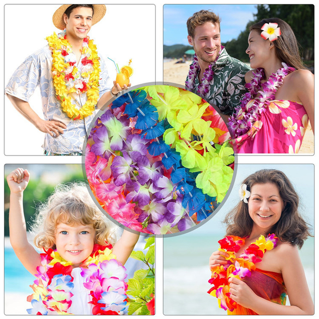 Dekoracje imprezowe DIY: Sztuczna palma hawajska z liśćmi, flamingo, dżungla, słomki - idealne na imprezę tropikalną i urodziny - Wianko - 2