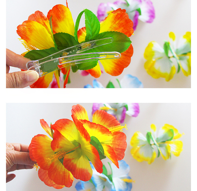 Dekoracje imprezowe DIY: Sztuczna palma hawajska z liśćmi, flamingo, dżungla, słomki - idealne na imprezę tropikalną i urodziny - Wianko - 3