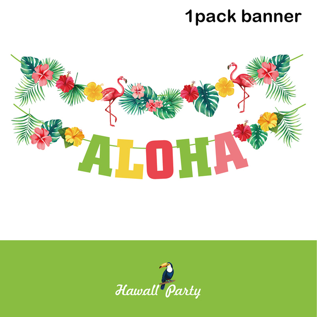 Dekoracje imprezowe DIY: Sztuczna palma hawajska z liśćmi, flamingo, dżungla, słomki - idealne na imprezę tropikalną i urodziny - Wianko - 8