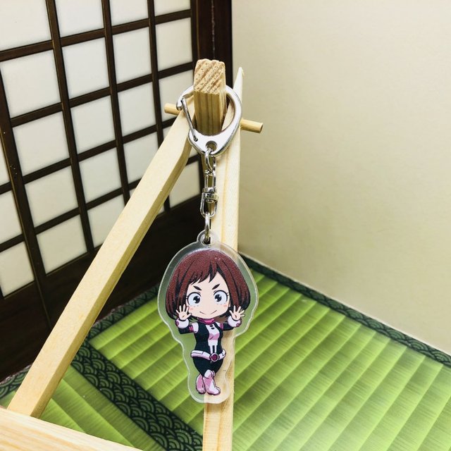 Breloczek na klucze Academia Anime Midoriya Izuku Bakugou dwustronny przezroczysty akrylowy - Wianko - 25