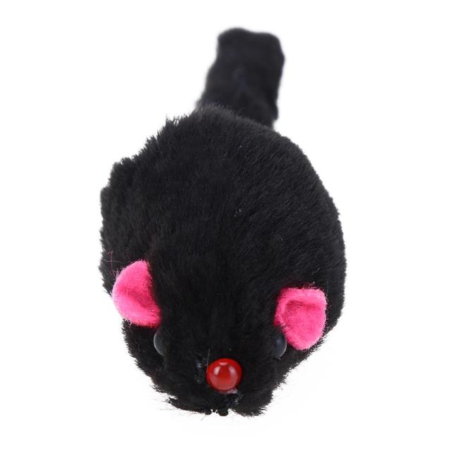 Kolorowe piórka pluszowej mini myszy PetTraining - zabawka dla kota z zabawnym głosem - Wianko - 13