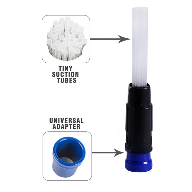 Uniwersalna szczotka odkurzacz do usuwania brudu z gospodarstwa domowego - przenośne urządzenie do oczyszczania próżniowego - Wianko - 3