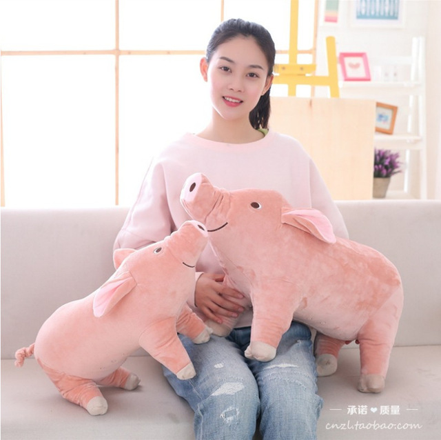 Mięciutka pluszowa świnka 25-60 cm dla dzieci - Wianko - 4