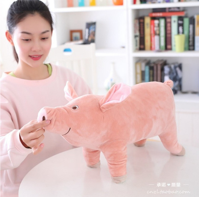 Mięciutka pluszowa świnka 25-60 cm dla dzieci - Wianko - 7
