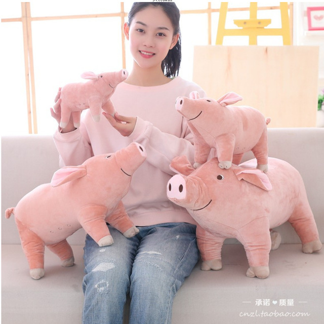 Mięciutka pluszowa świnka 25-60 cm dla dzieci - Wianko - 2