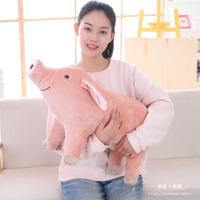 Mięciutka pluszowa świnka 25-60 cm dla dzieci - Wianko - 3