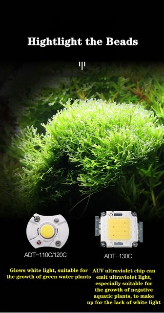 Akwarium z pełnozakresowym oświetleniem LED dla roślin wodnych - Wianko - 16