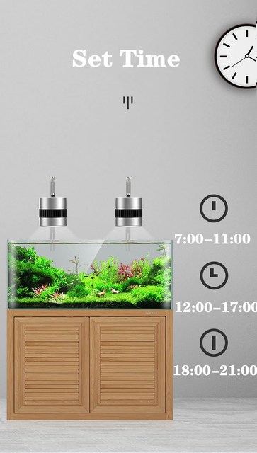 Akwarium z pełnozakresowym oświetleniem LED dla roślin wodnych - Wianko - 17